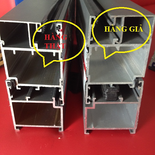 HÌNH ẢNH XINGFA  HÀNG CHÍNH HÃNG VÀ XINGFA HÀNG NHÁI