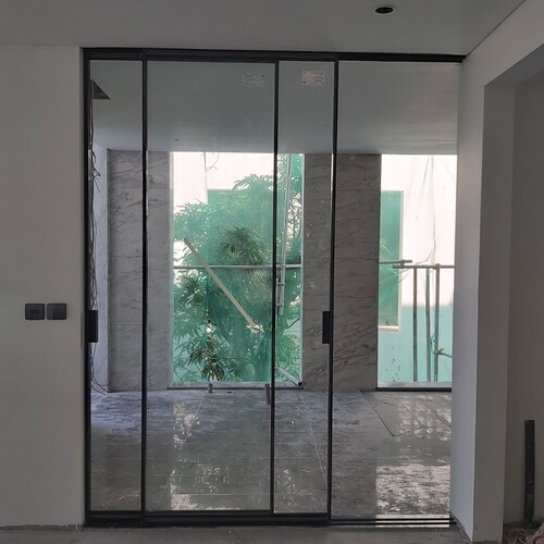 CỬA ĐI LÙA 2 CÁNH HỆ SLIM