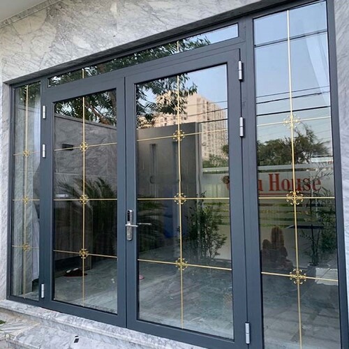 NHÔM PMI KẾT HỢP KÍNH HOA ĐỒNG