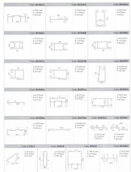 Cửa đi mở trượt Xingfa hệ 93