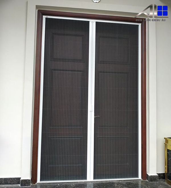 CỬA LƯỚI CHỐNG MUỖI XẾP TAY NẮM