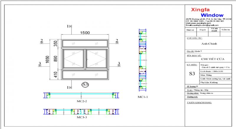 cua so 2 canh mo quay