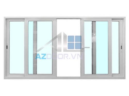 CỬA SỔ LÙA 4 CÁNH MÀU TRẮNG TẠI QUẬN BÌNH THẠNH